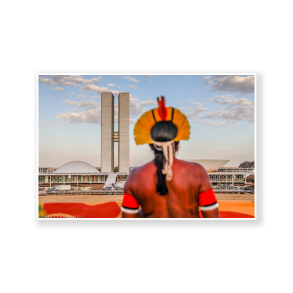 Brasilia Indigenous Protest Print 1